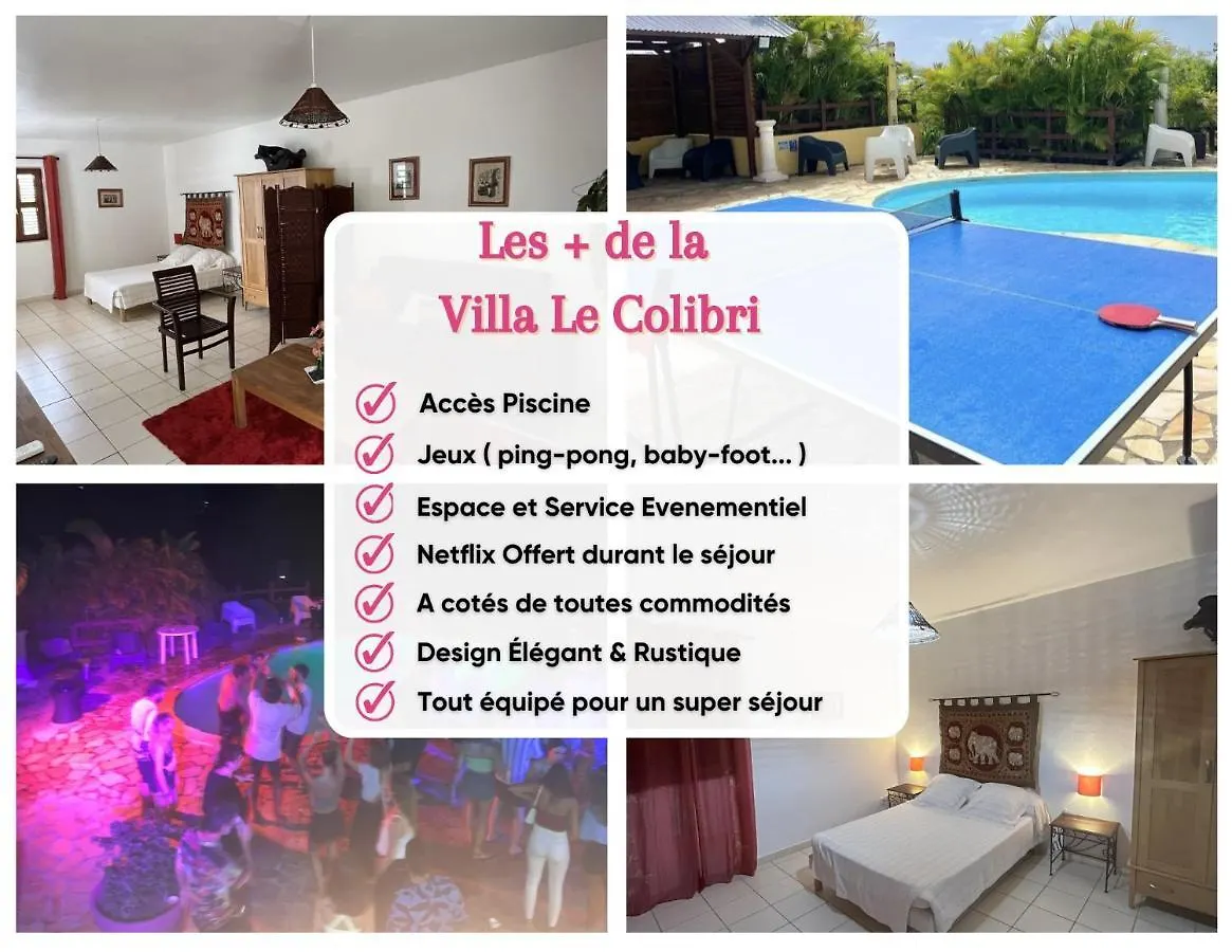 Rubis-Villa Le Colibri Dubédou