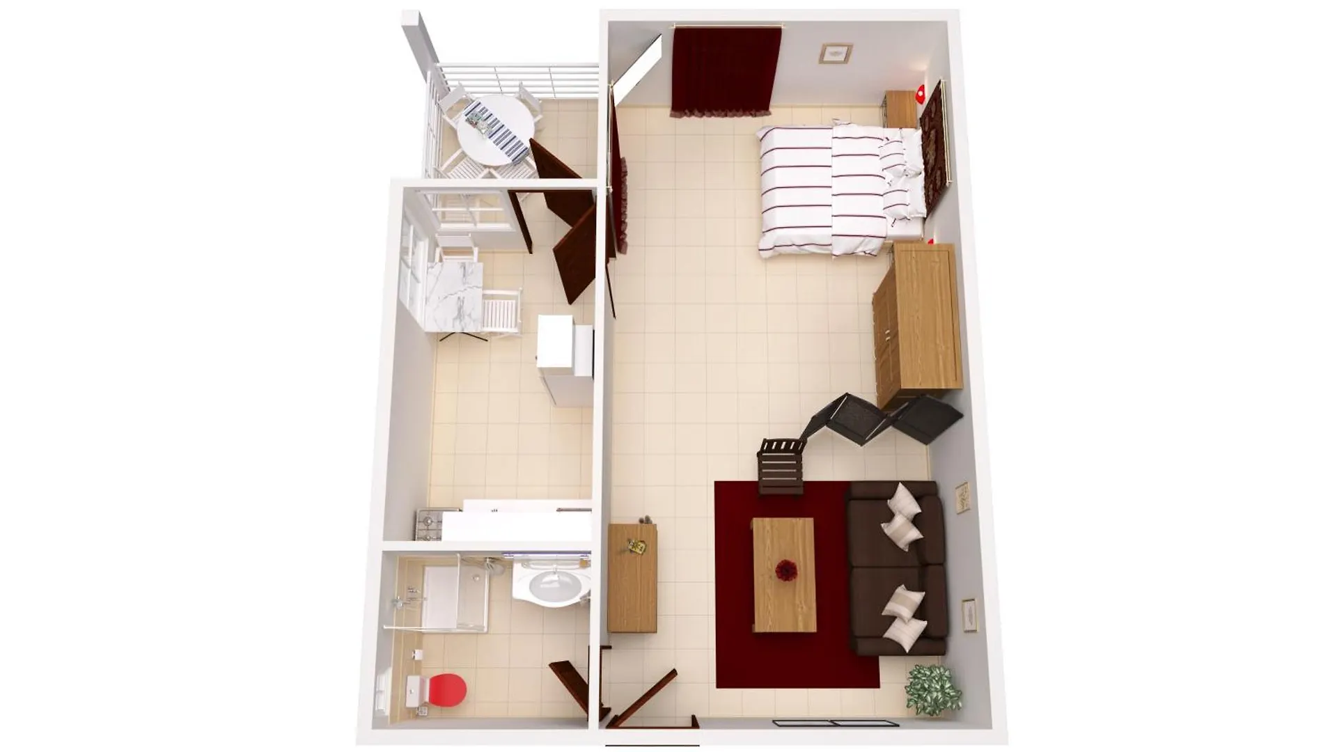 Appartement Rubis-Villa Le Colibri Dubédou